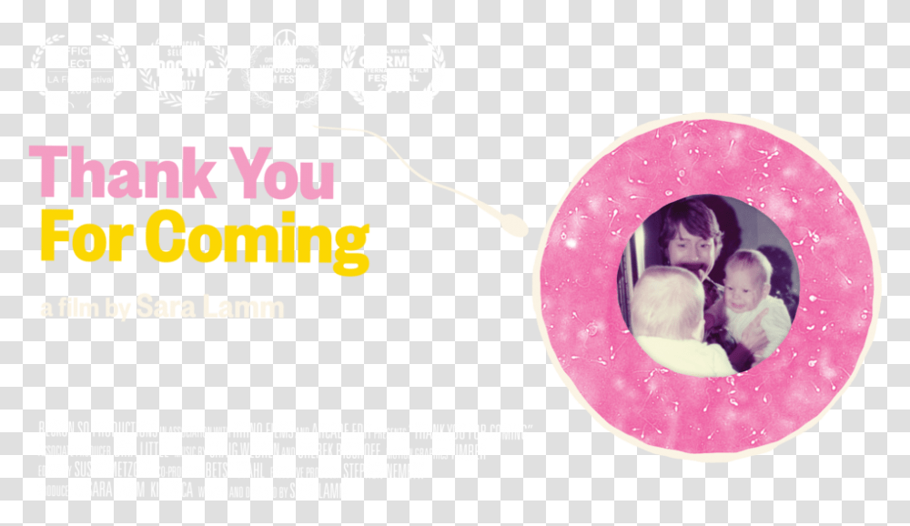 Pink Thank You Thank You For Coming, Person, Label, Paper Transparent Png