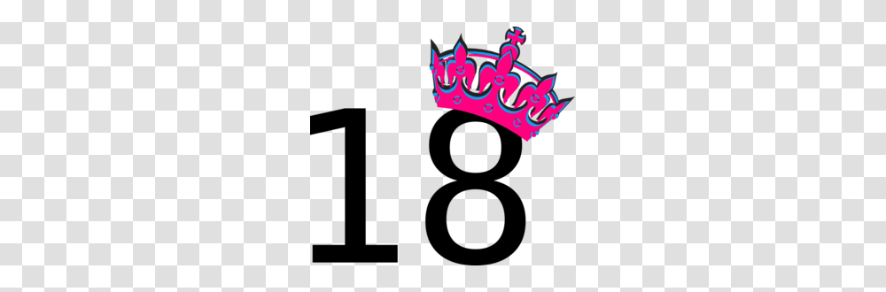 Pink Tilted Tiara And Number Clip Art, Costume, Stage, Parade Transparent Png
