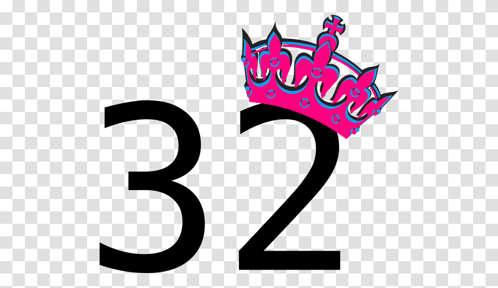 Pink Tilted Tiara And Number Clipart For Web Transparent Png