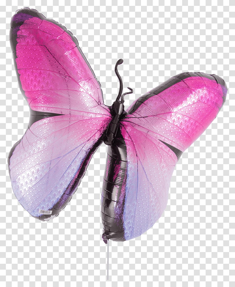 Pink To Purple Butterfly Swallowtail Butterfly, Glove, Insect, Invertebrate Transparent Png