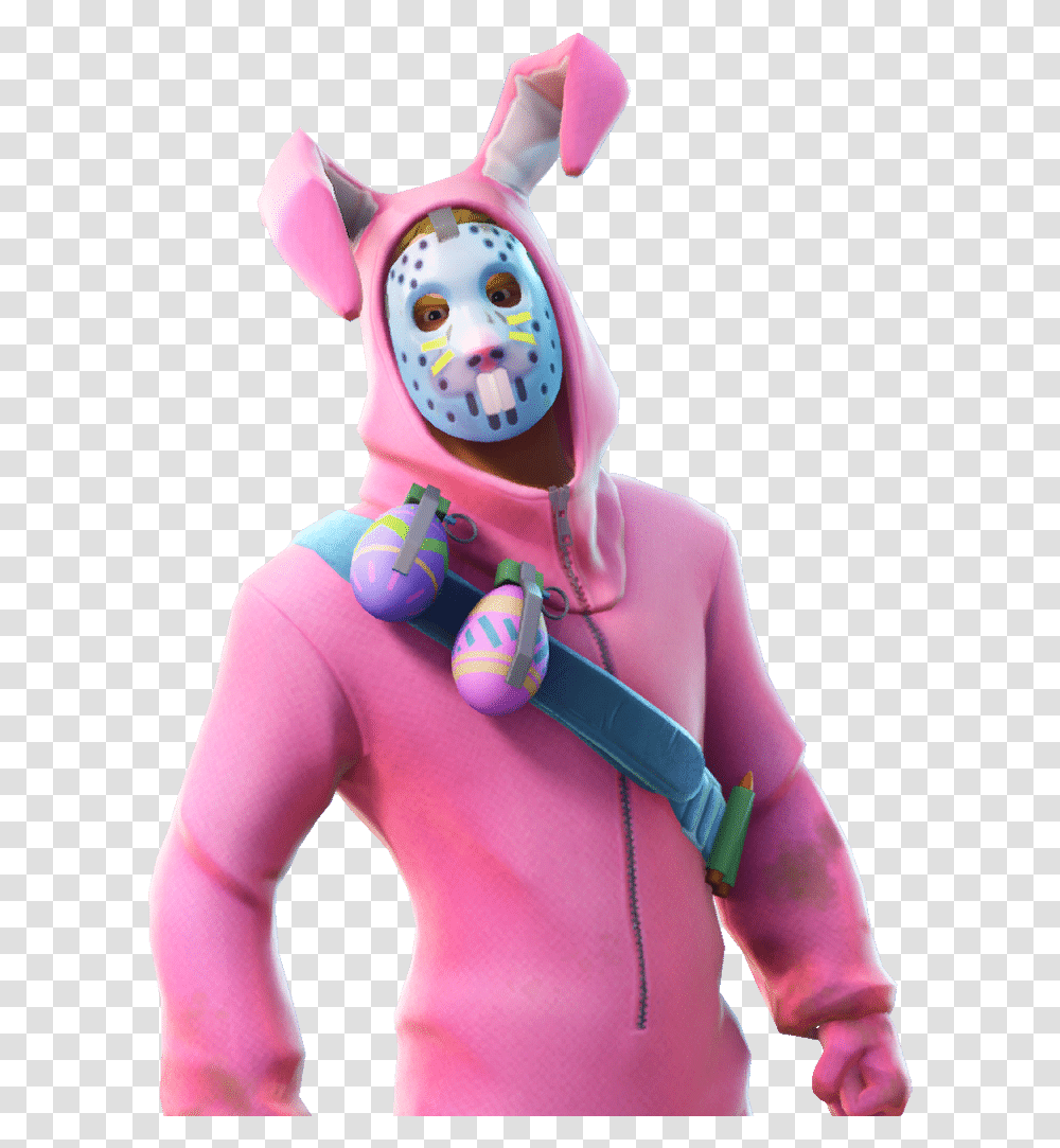 Pink Toy Royale Fortnite Rabbit Battle Fortnite Rabbit Raider, Clothing, Sphere, Person, Sweets Transparent Png