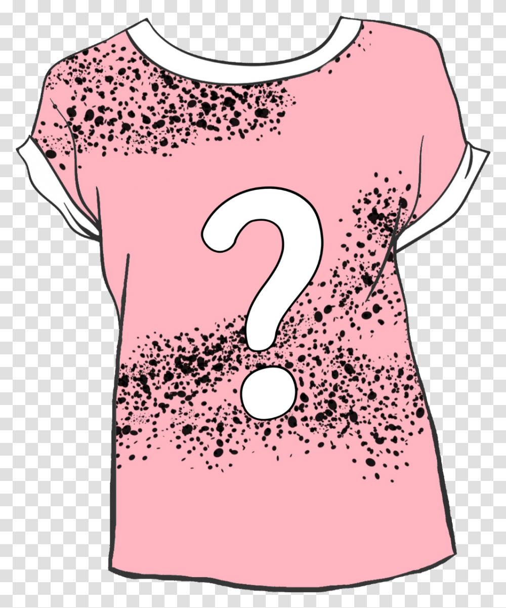 Pink Tshirt Clothes Questionmark Freetoedit Active Shirt, Teeth, Mouth Transparent Png