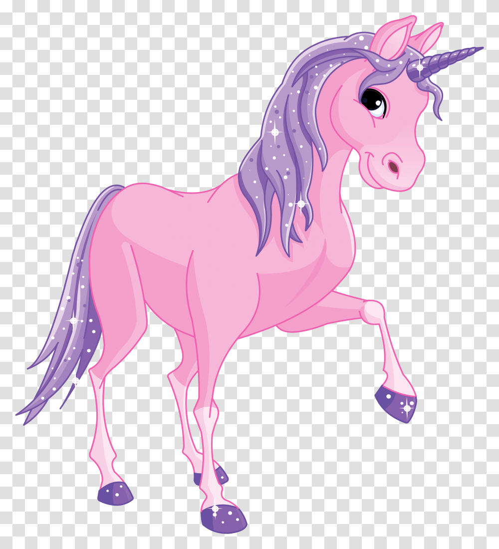 Pink Unicorn, Mammal, Animal, Horse, Colt Horse Transparent Png