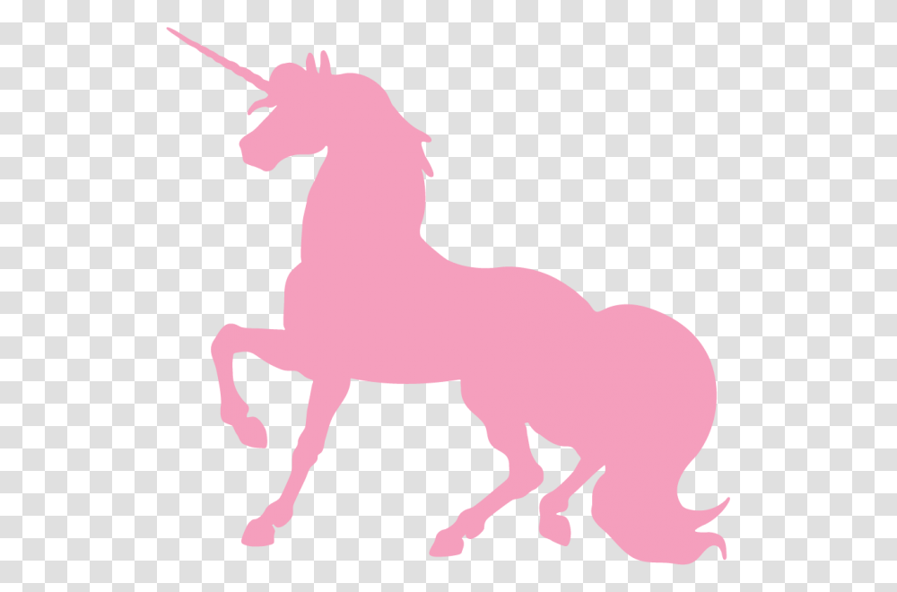 Pink Unicorn Silhouette, Horse, Mammal, Animal, Colt Horse Transparent Png