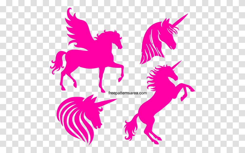 Pink Unicorn, Silhouette, Logo, Trademark Transparent Png