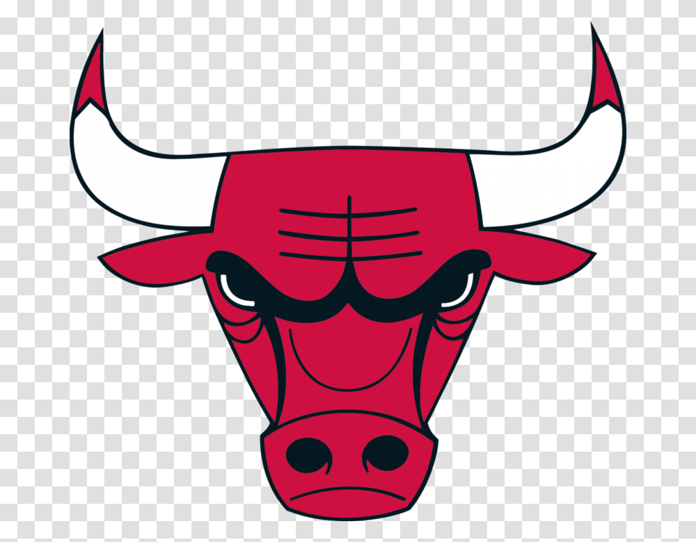 Pink United Center Chicago Bulls Artwork Nba Bulls Basketball, Mammal, Animal, Cattle, Longhorn Transparent Png