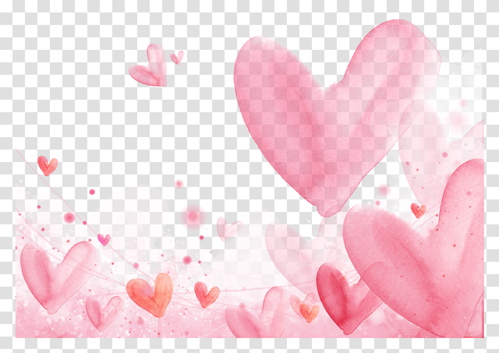 Pink Valentines Day Background, Petal, Flower, Plant, Blossom Transparent Png