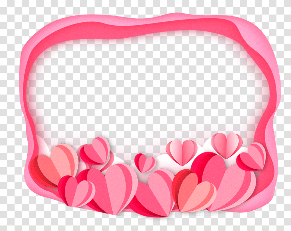 Pink Valentines Day Heart Frame Clipart Velentise Day Card In Punjabi, Interior Design, Indoors, Mouth, Rug Transparent Png