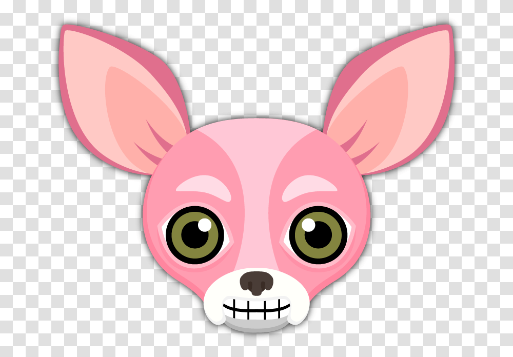 Pink Valentine's Chihuahua Emoji Stickers Chihuahua, Snout, Toy, Animal, Mammal Transparent Png