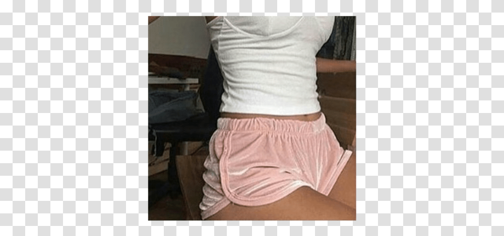 Pink Velvet Shorts, Apparel, Underwear, Lingerie Transparent Png
