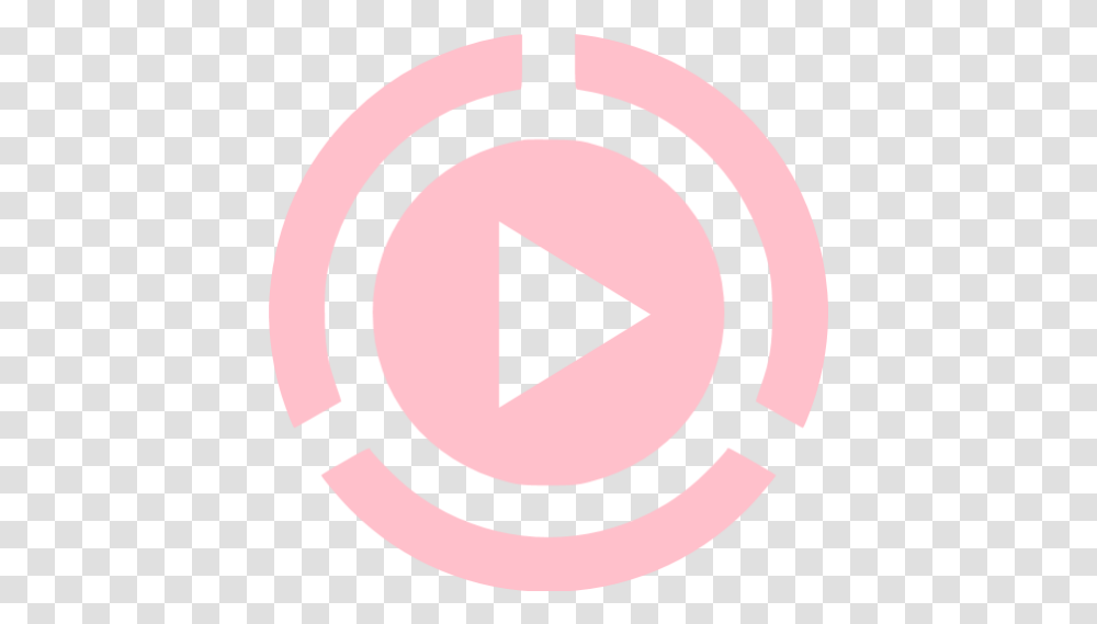 Pink Video Play 2 Icon Perfect Video Pink Icon, Symbol, Star Symbol, Rug, Recycling Symbol Transparent Png