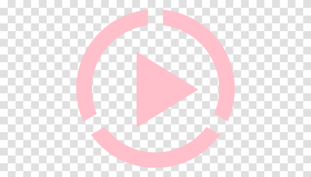 Pink Video Play 4 Icon Free Pink Video Icons Charing Cross Tube Station, Triangle, Symbol Transparent Png