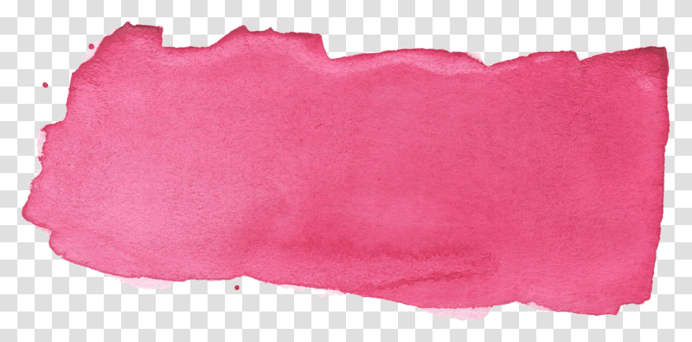 Pink Watercolor Brush Stroke Download Color Water Brush, Rug, Cushion Transparent Png
