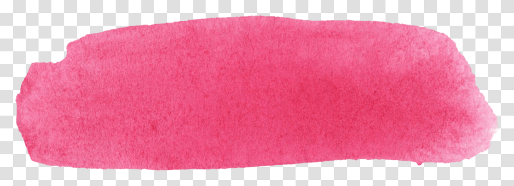 Pink Watercolor Brush Stroke, Sponge, Rug, Foam Transparent Png