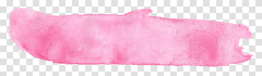 Pink Watercolor Paint Stroke, Pillow, Cushion, Rug Transparent Png