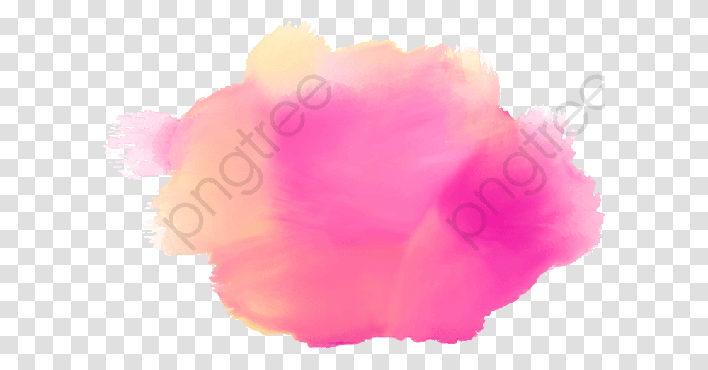 Pink Watercolor Splash Dreamy Pink Watercolor Stain, Petal, Flower, Plant, Blossom Transparent Png