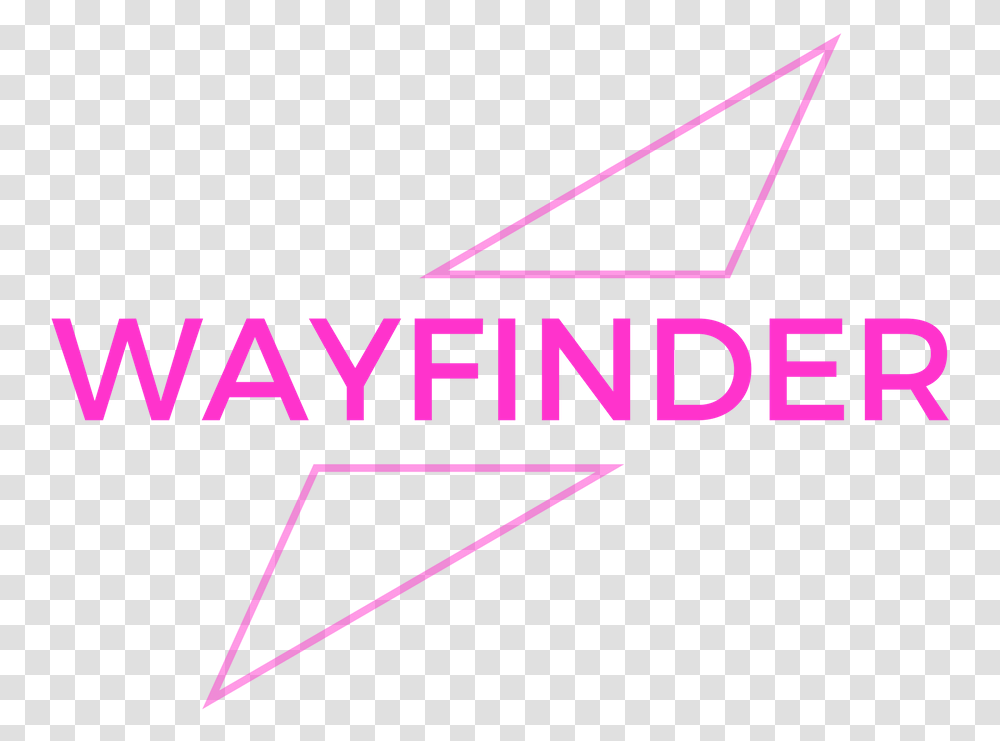 Pink Wayfinder Final Triangle, Purple, Arrowhead Transparent Png