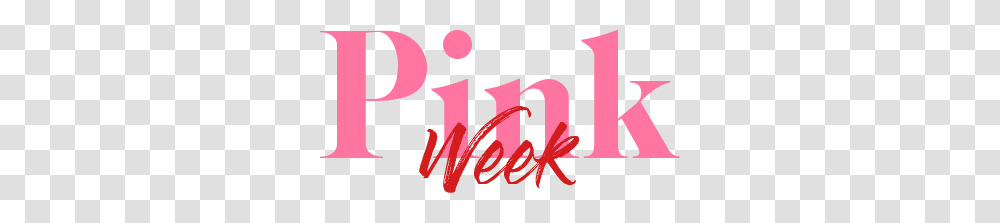 Pink Week, Alphabet, Handwriting, Poster Transparent Png