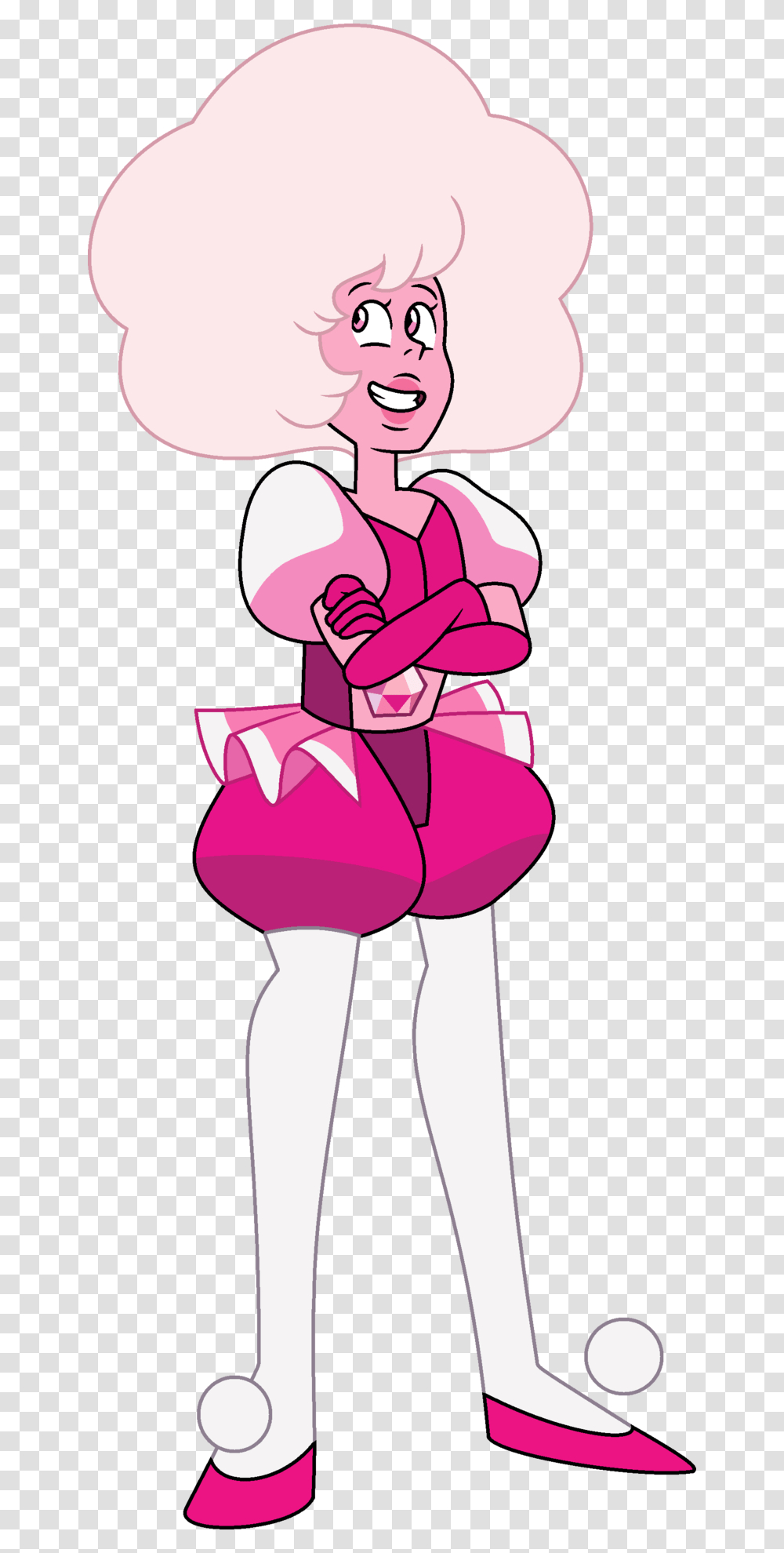Pink White Diamond Su, Person, Heart Transparent Png