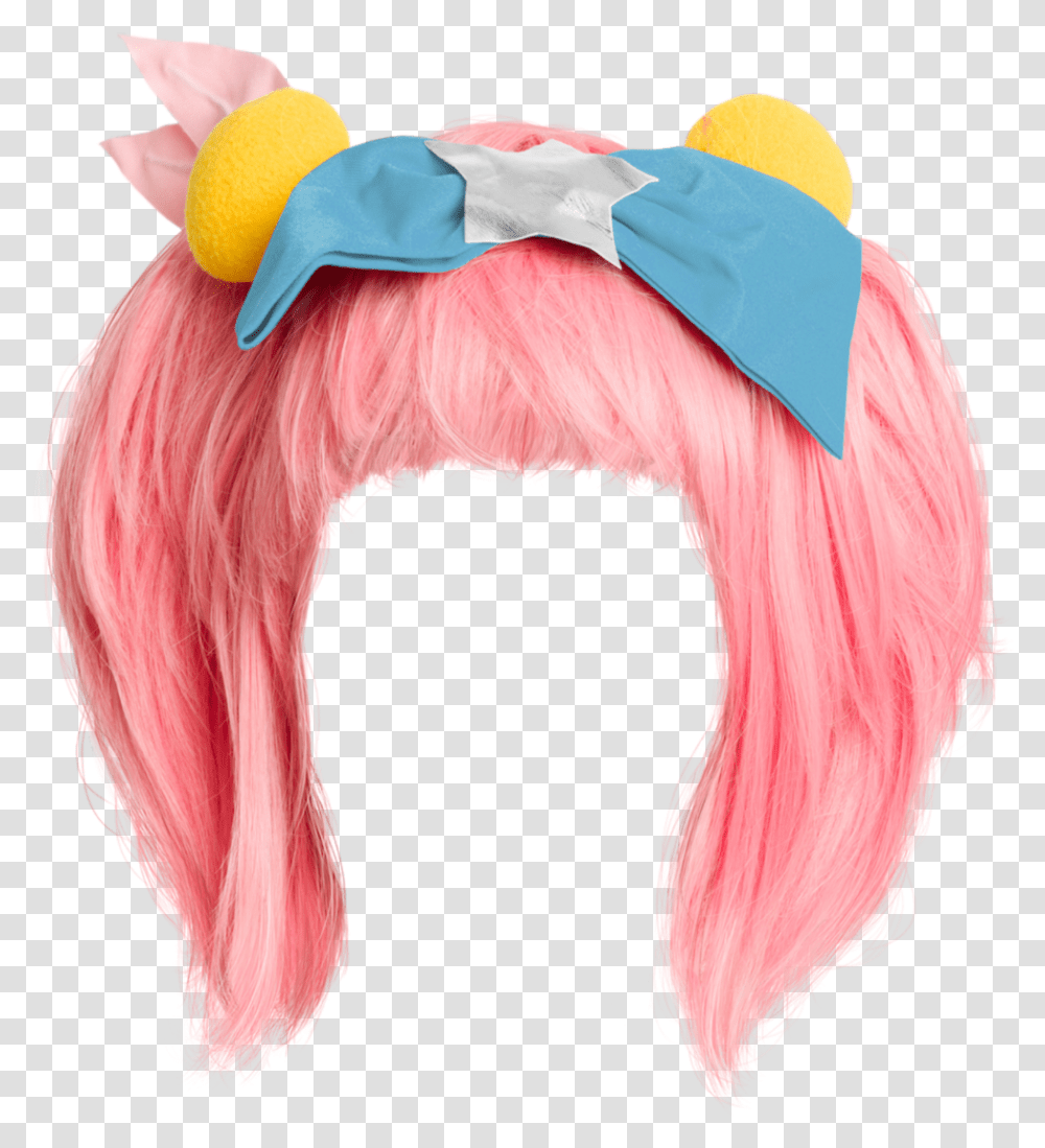 Pink Wig Headpiece, Hair, Apparel, Bird Transparent Png