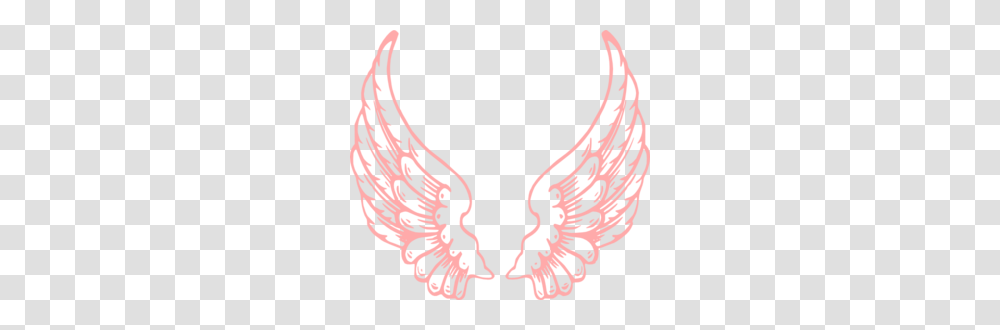 Pink Wings Clip Art, Rug, Emblem, Tattoo Transparent Png