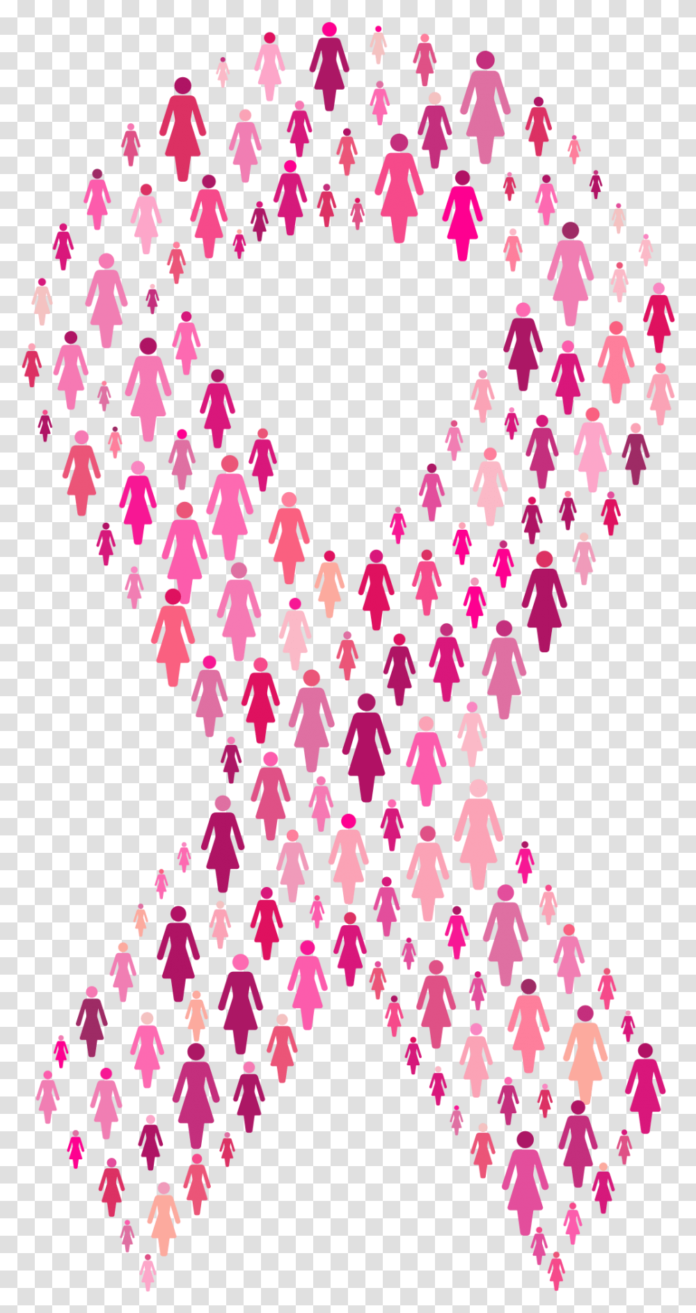 Pink Women Ribbon Openclipart Girly, Chandelier, Lamp, Purple, Accessories Transparent Png