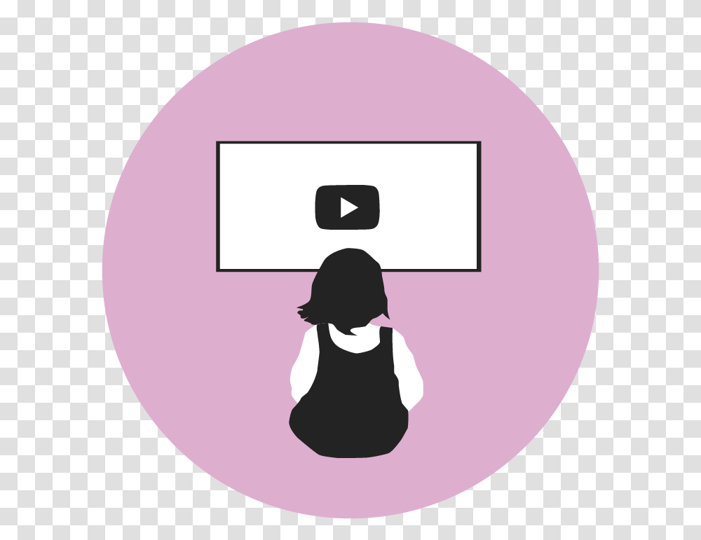 Pink Youtube Youtube Kids Aesthetic Youtube Intro Youtube Aesthetic, Person, Logo, Symbol, Word Transparent Png