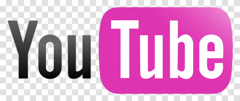 Pink Youtube Youtube Logo Pink, Word, Number Transparent Png