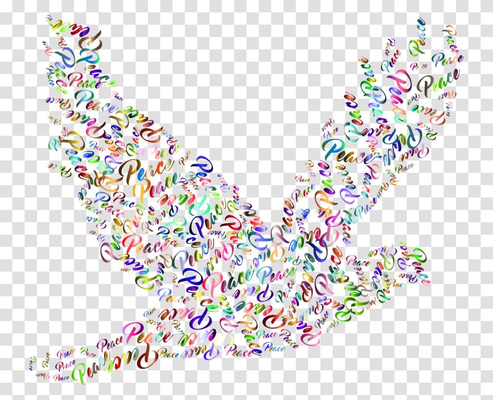 Pinkartarea Doves Of Peace Clipart, Paper, Confetti Transparent Png