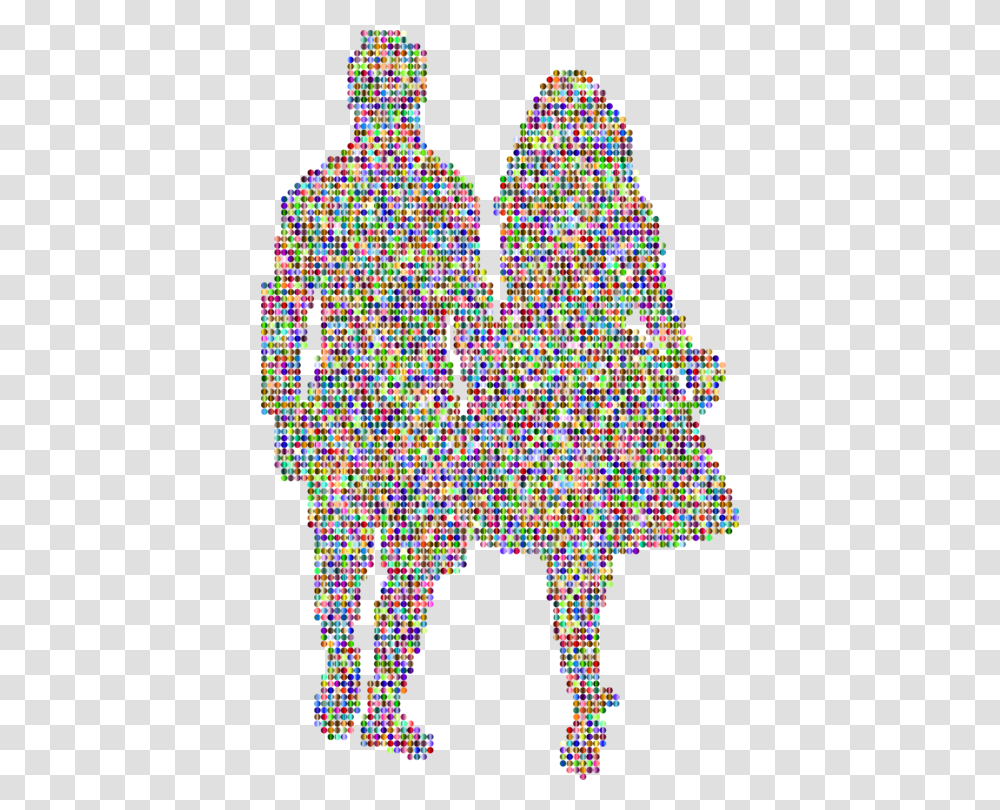Pinkchristmas Decorationart Couple Holding Hands Drawing, Pac Man, Accessories, Accessory Transparent Png