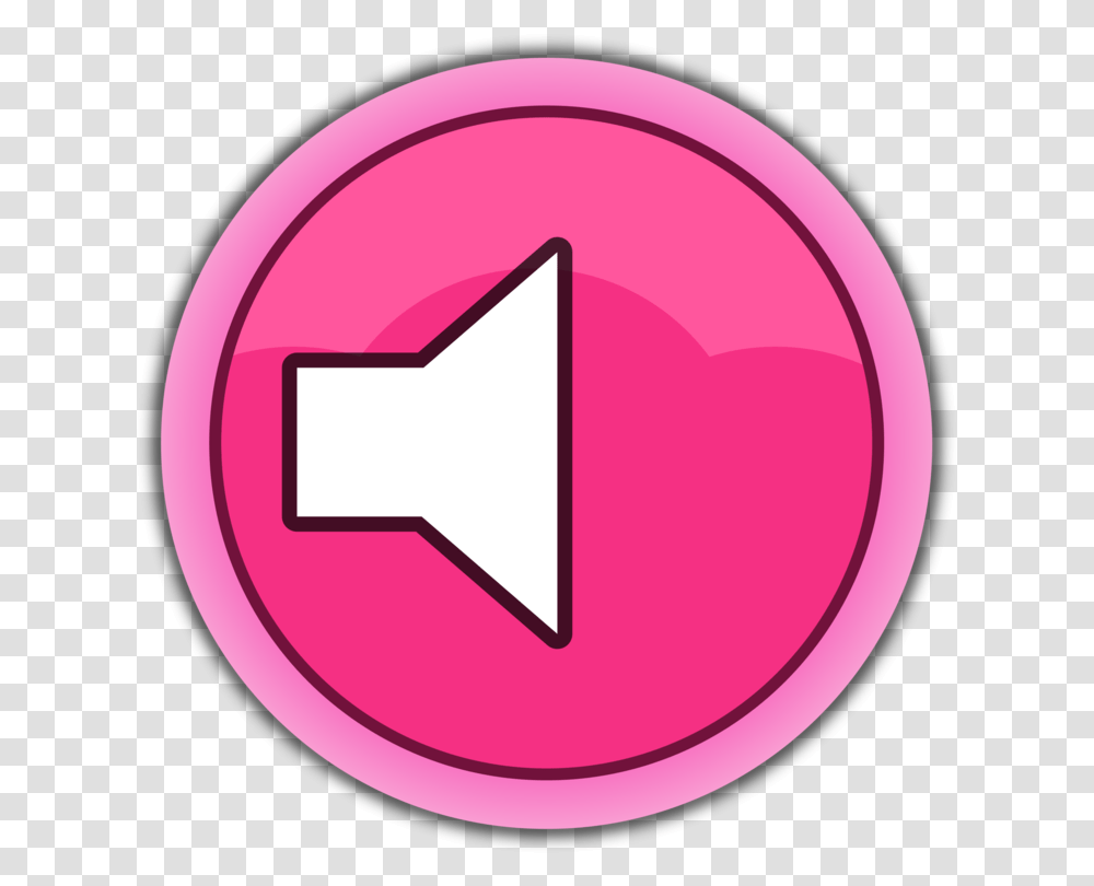 Pinkcirclemagenta Sound On Off Button Free, Sign, Road Sign Transparent Png