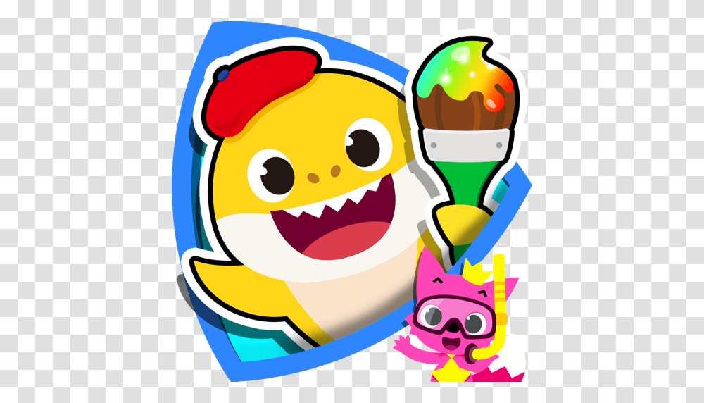 Pinkfong Baby Shark Coloring Book Appstore For Android, Food, Leisure Activities Transparent Png