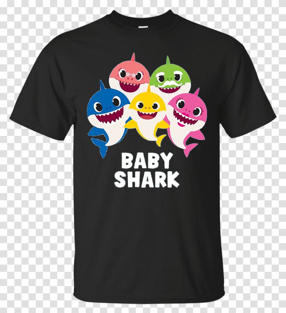 Pinkfong Baby Shark Family T Shirt Hoodie Sweater T Shirt Baby Shark, Apparel, T-Shirt Transparent Png