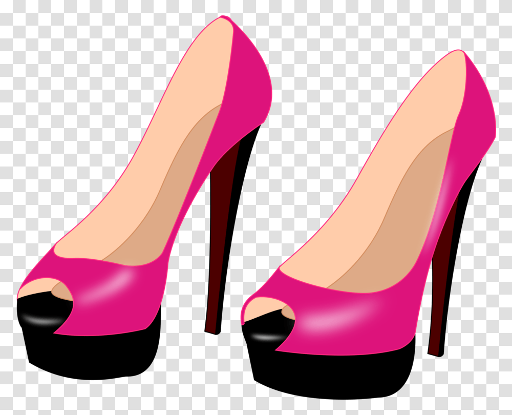 Pinkfootwearbasic Pump High Heels Background, Apparel, Shoe Transparent Png