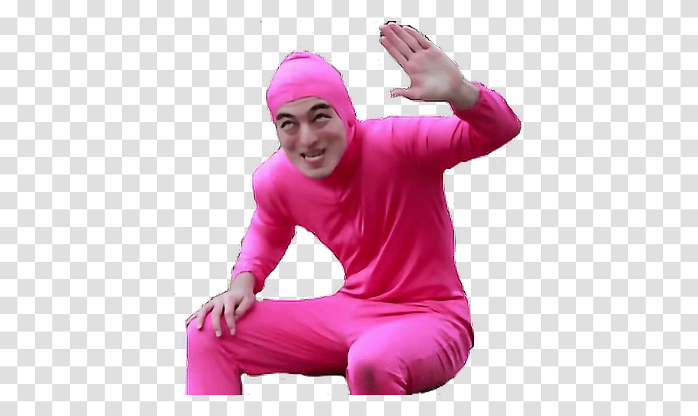 Pinkguy Freetoedit Sitting, Person, Sleeve, Face Transparent Png