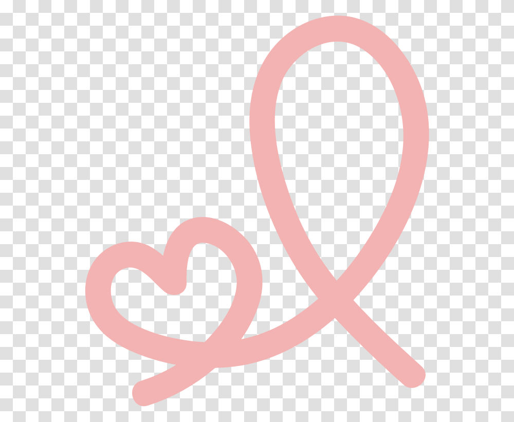 Pinkheartlove Cancer Ribbon In Heart, Label, Alphabet Transparent Png
