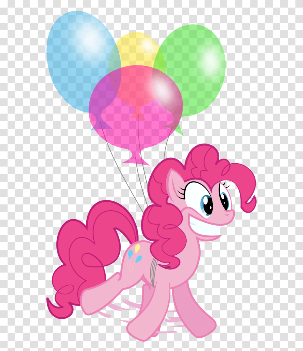 Pinkie Pie Background Pinkie Pie With Balloons Transparent Png