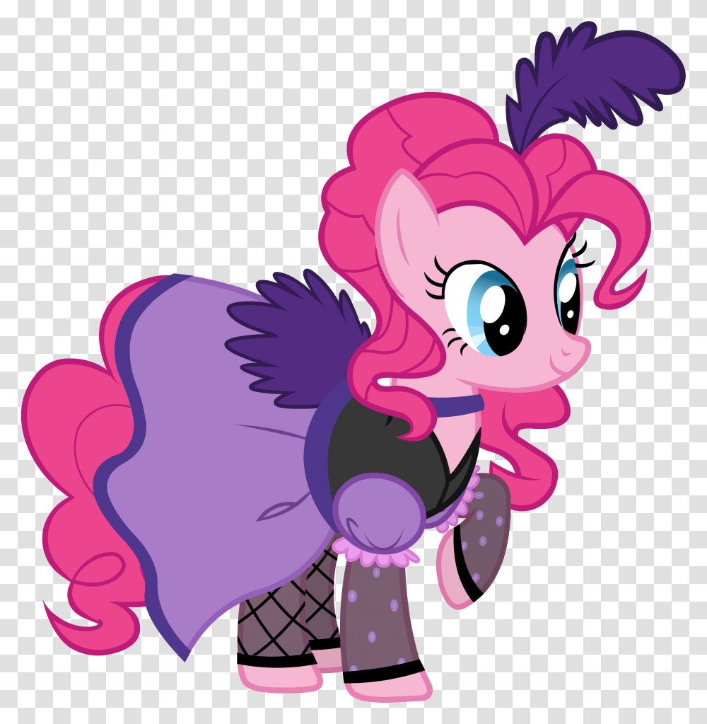 Pinkie Pie Eating A Cupcake Vector By Ponyengineer My Little Pony Pinkie Pie Dress, Purple, Costume Transparent Png