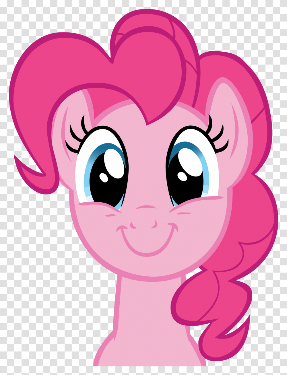 Pinkie Pie Happy Face Vector Mlp Pinkie Pie Face, Head, Heart Transparent Png
