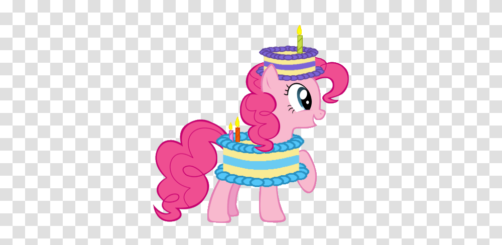 Pinkie Pie Party Clipart, Candle, Birthday Cake, Dessert, Food Transparent Png