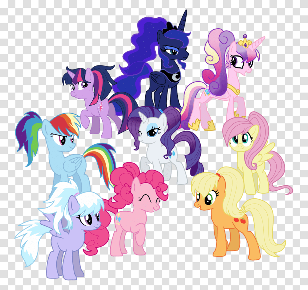 Pinkie Pie Rainbow Dash Twilight Sparkle Rarity Applejack Mlp Pony Tails, Drawing, Doodle Transparent Png