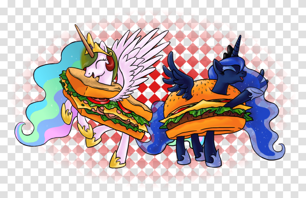 Pinkie Pie Rarity Rainbow Dash Princess Celestia Pony Illustration, Food, Meal, Hot Dog Transparent Png