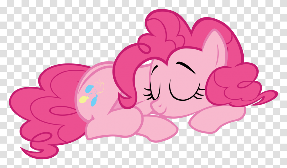 Pinkie Pie Sleeping My Little Pony Pinkie Sleeping, Heart, Flower, Plant Transparent Png