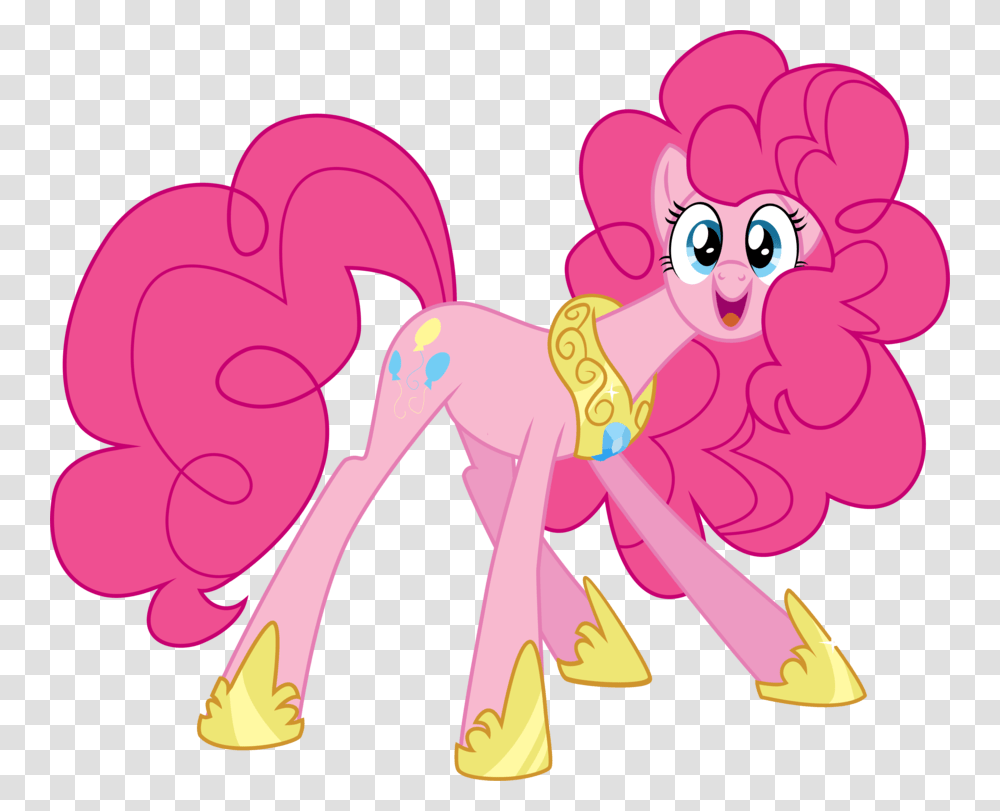 Pinkie Pie The Full Grown Pony With Golden Shoes My Little Pony Adult Pinkie Pie, Purple, Toy Transparent Png