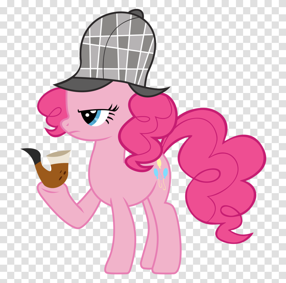 Pinkie Pie Wearing Cap My Little Pony Detective, Cream, Dessert, Food, Creme Transparent Png