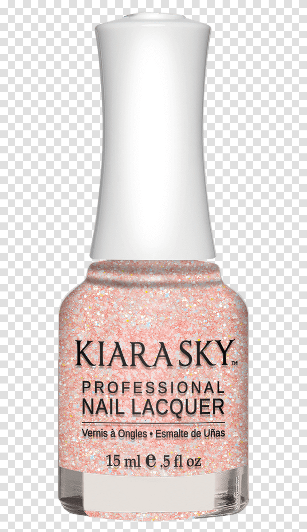 Pinking Of Sparkle Kiara Sky Chit Chat Nail Polish, Alcohol, Beverage, Bottle, Liquor Transparent Png
