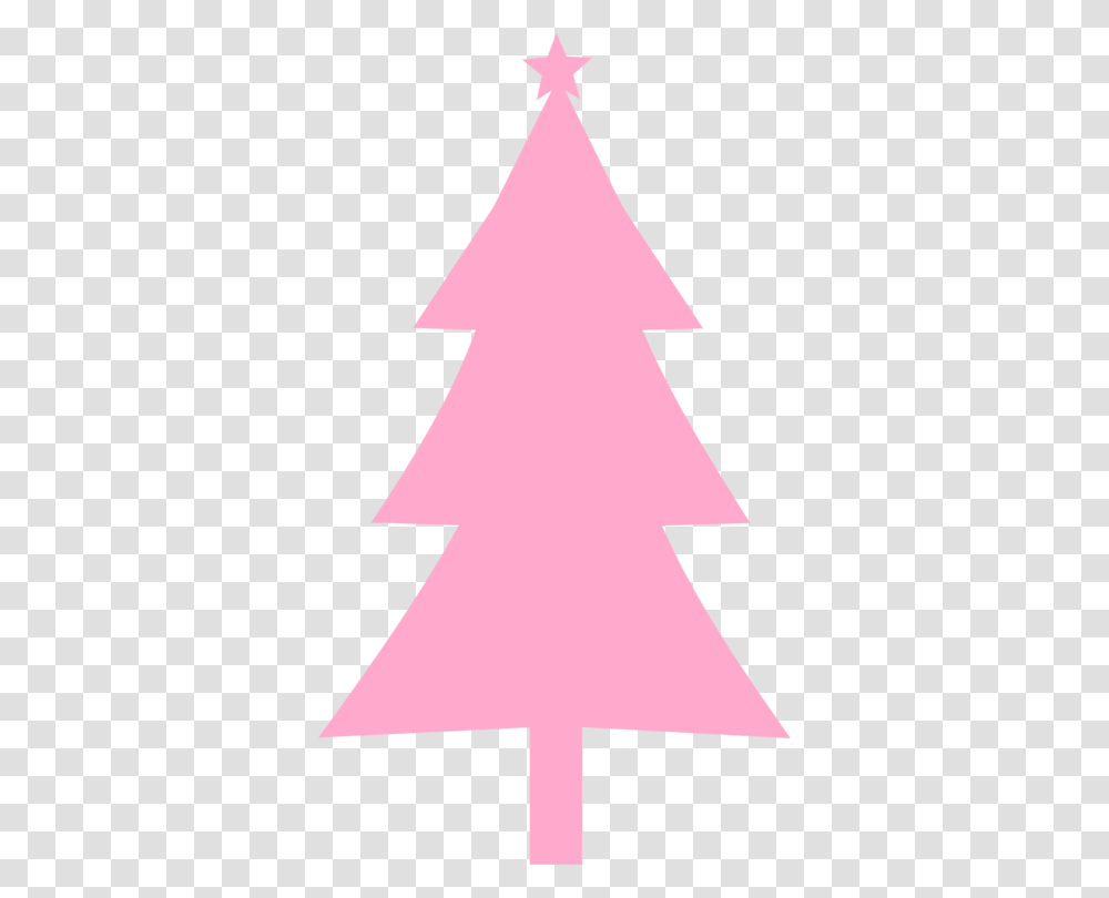 Pinkpine Familychristmas Decoration Silhouette Christmas Tree Clipart, Cross, Star Symbol, Ornament Transparent Png