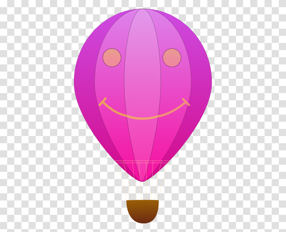 Pinkpurplehot Air Balloon Hot Air Balloon Clip Art, Vehicle, Transportation, Aircraft Transparent Png