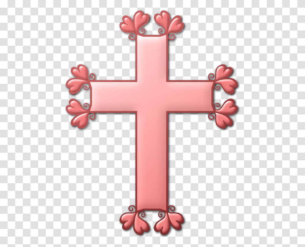Pinksymbolcross Pink Cross, Crucifix Transparent Png