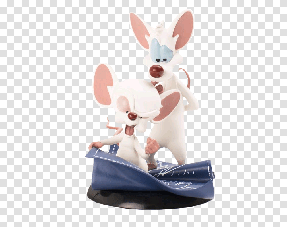 Pinky And The Brain Taking Over The World Q Fig Toons Pinky Amp The Brain Figuren, Figurine, Performer Transparent Png
